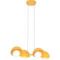 Suspension sur câble BOOM 4xG9/8W/230V orange